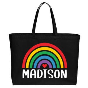 Madison Wisconsin Travel I Love Madison Usa Meaningful Gift Cotton Canvas Jumbo Tote