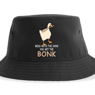 Mess With The Honk You Get The Bonk Sustainable Bucket Hat