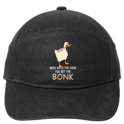 Mess With The Honk You Get The Bonk 7-Panel Snapback Hat