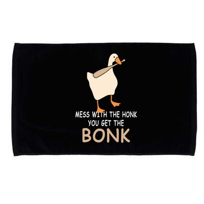 Mess With The Honk You Get The Bonk Microfiber Hand Towel