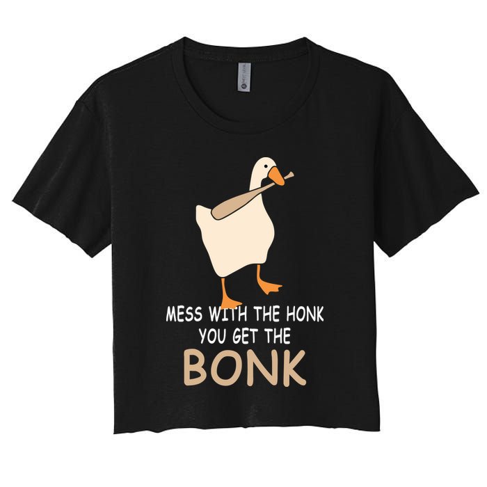 Mess With The Honk You Get The Bonk Crop Top