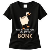 Mess With The Honk You Get The Bonk Womens T-Shirt