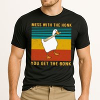 Mess With The Honk You Get The Bonk Funny Duck Goose Performance Shirt
