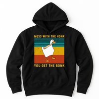 Mess With The Honk You Get The Bonk Funny Duck Goose Hoodie