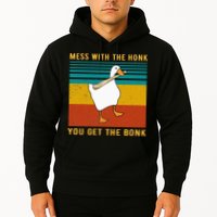 Mess With The Honk You Get The Bonk Funny Duck Goose Hoodie