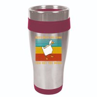 Mess With The Honk You Get The Bonk Funny Duck Goose 16oz Travel Tumbler