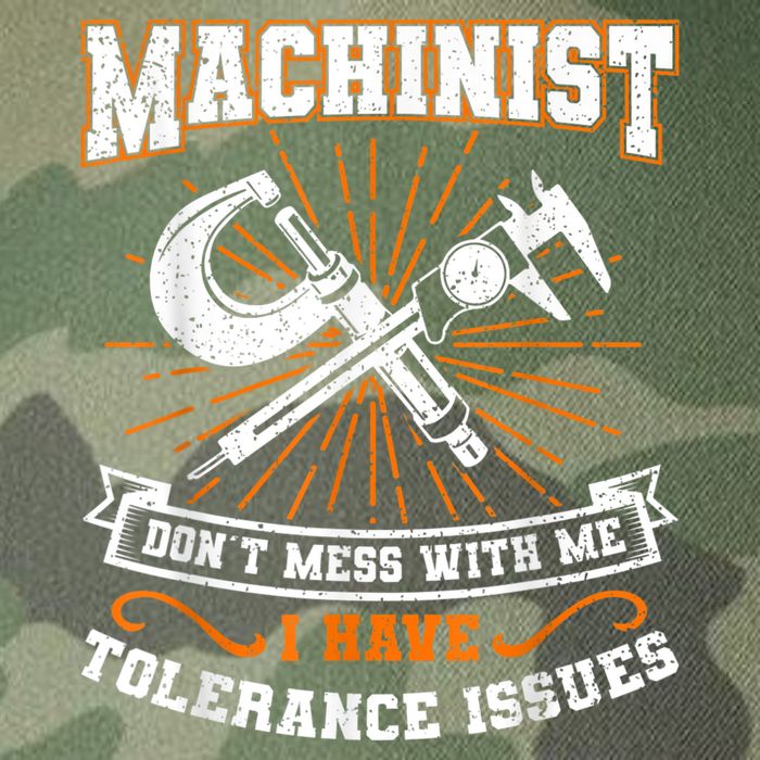 Machinist With Tolerance Issues Machinist Funny Legacy Tie Dye Trucker Hat
