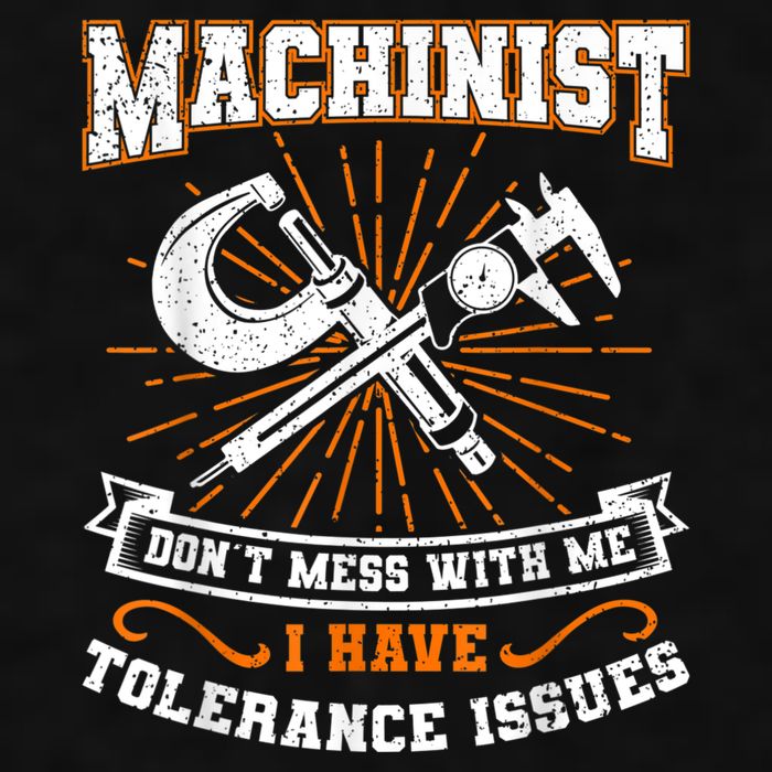 Machinist With Tolerance Issues Machinist Funny Ladies PosiCharge Tri-Blend Wicking Tank