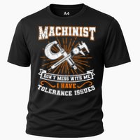 Machinist With Tolerance Issues Machinist Funny Performance Shirt