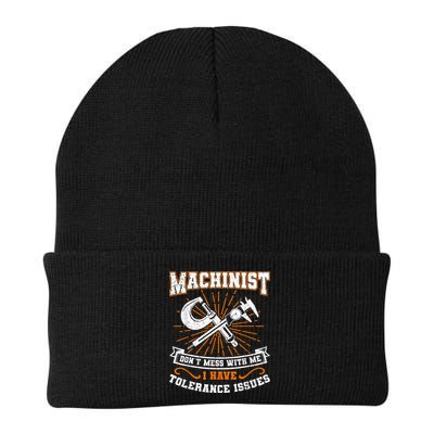Machinist With Tolerance Issues Machinist Funny Beanie