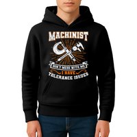 Machinist With Tolerance Issues Machinist Funny Kids Hoodie