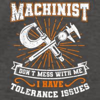 Machinist With Tolerance Issues Machinist Funny Vector Backpack