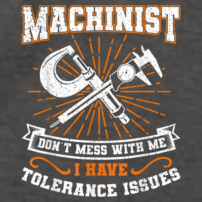 Machinist With Tolerance Issues Machinist Funny Vector Backpack