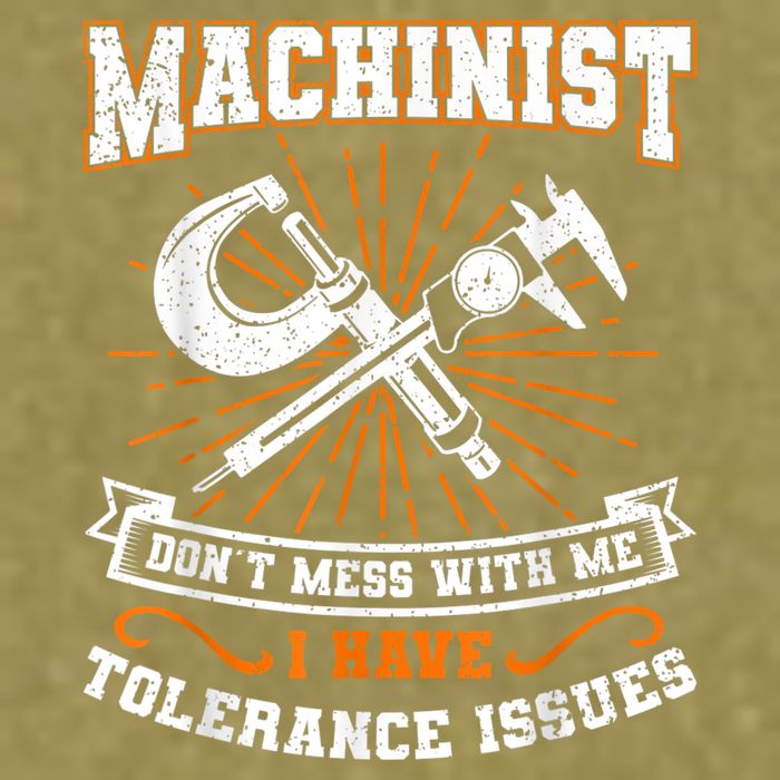 Machinist With Tolerance Issues Machinist Funny Garment-Dyed Women's Muscle Tee