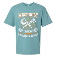 Machinist With Tolerance Issues Machinist Funny Sueded Cloud Jersey T-Shirt