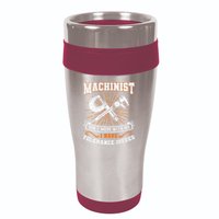 Machinist With Tolerance Issues Machinist Funny Gift 16oz Travel Tumbler