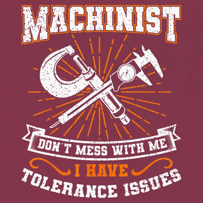 Machinist With Tolerance Issues Machinist Funny Gift 16oz Travel Tumbler