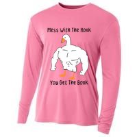 Mess With The Honk You Get The Bonk Cooling Performance Long Sleeve Crew