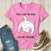 Mess With The Honk You Get The Bonk Womens T-Shirt
