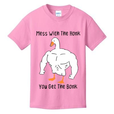 Mess With The Honk You Get The Bonk Kids T-Shirt