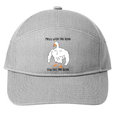 Mess With The Honk You Get The Bonk 7-Panel Snapback Hat