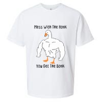Mess With The Honk You Get The Bonk Sueded Cloud Jersey T-Shirt