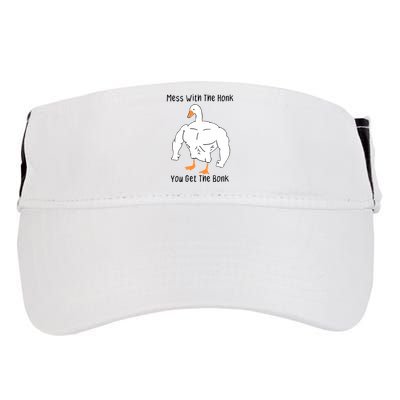 Mess With The Honk You Get The Bonk Adult Drive Performance Visor