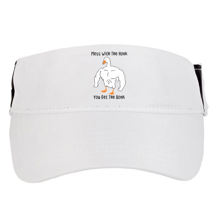 Mess With The Honk You Get The Bonk Adult Drive Performance Visor