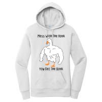 Mess With The Honk You Get The Bonk Women's Pullover Hoodie