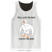 Mess With The Honk You Get The Bonk Mesh Reversible Basketball Jersey Tank
