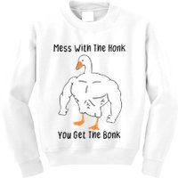 Mess With The Honk You Get The Bonk Kids Sweatshirt