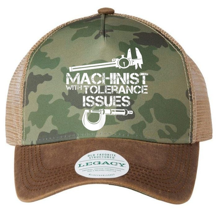 Machinist With Tolerance Issues.Machinist Funny Legacy Tie Dye Trucker Hat