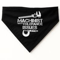 Machinist With Tolerance Issues.Machinist Funny USA-Made Doggie Bandana