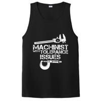 Machinist With Tolerance Issues.Machinist Funny PosiCharge Competitor Tank