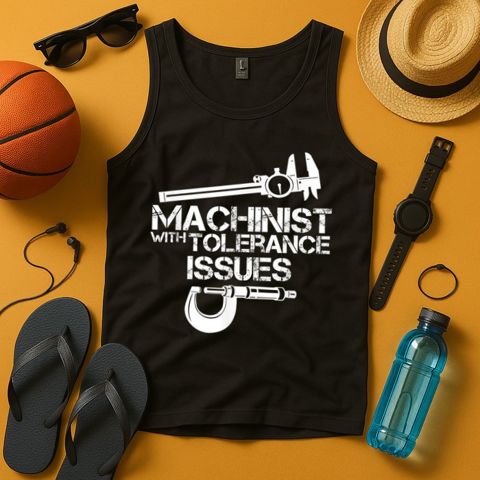 Machinist With Tolerance Issues.Machinist Funny Tank Top