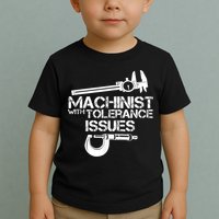 Machinist With Tolerance Issues.Machinist Funny Toddler T-Shirt
