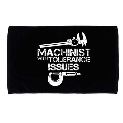 Machinist With Tolerance Issues.Machinist Funny Microfiber Hand Towel