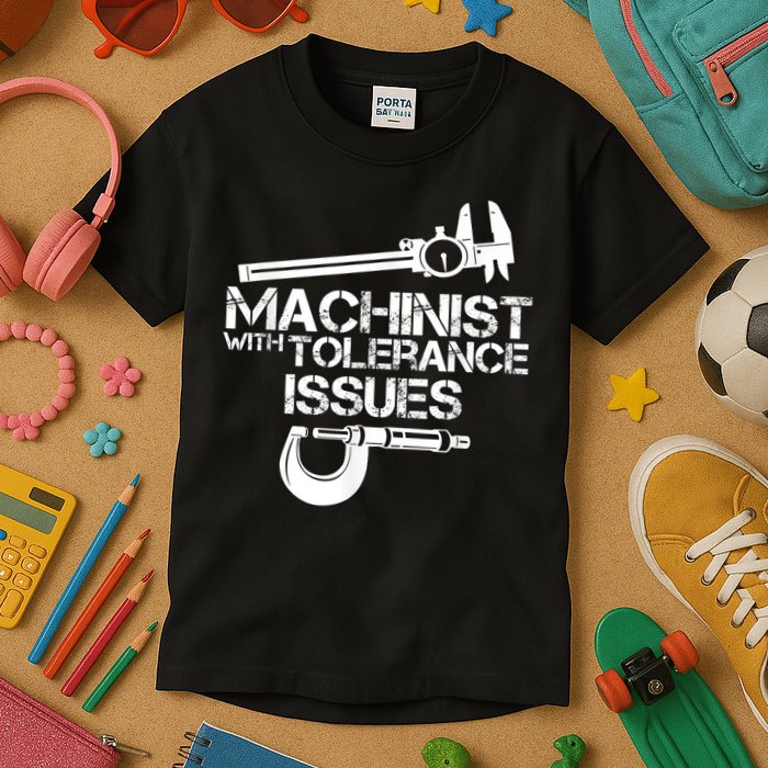 Machinist With Tolerance Issues.Machinist Funny Kids T-Shirt
