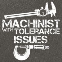 Machinist With Tolerance Issues.Machinist Funny Cotton Canvas Backpack