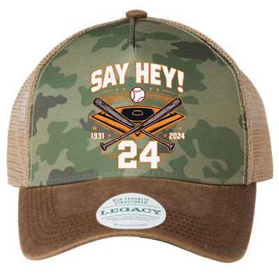 Mays Willie Tribute San Francisco Say Hey 1931 2024 Legacy Tie Dye Trucker Hat