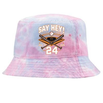 Mays Willie Tribute San Francisco Say Hey 1931 2024 Tie-Dyed Bucket Hat