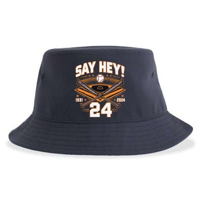 Mays Willie Tribute San Francisco Say Hey 1931 2024 Sustainable Bucket Hat