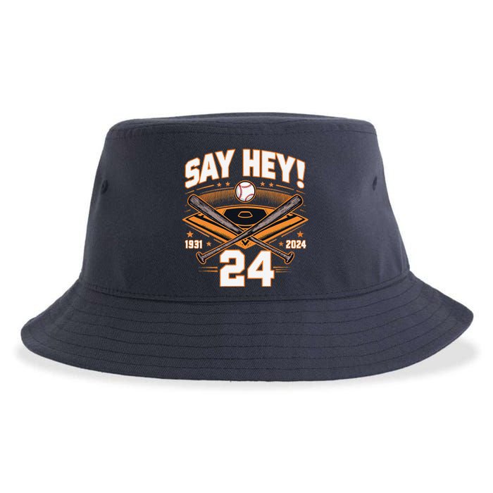 Mays Willie Tribute San Francisco Say Hey 1931 2024 Sustainable Bucket Hat