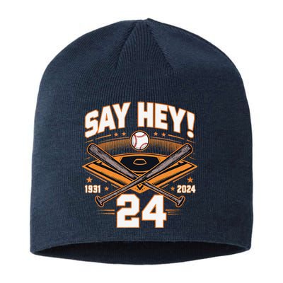 Mays Willie Tribute San Francisco Say Hey 1931 2024 Sustainable Beanie