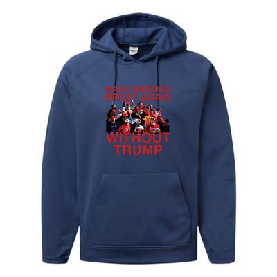 MAGA WO Trump Performance Fleece Hoodie