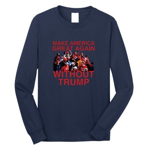 MAGA WO Trump Long Sleeve Shirt