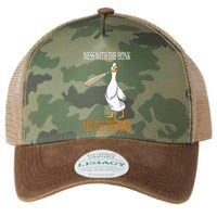 Mess With The Honk Goose Game Gamer Wooden Club Computer Legacy Tie Dye Trucker Hat