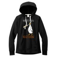 Mess With The Honk Goose Game Gamer Wooden Club Computer Women's Fleece Hoodie