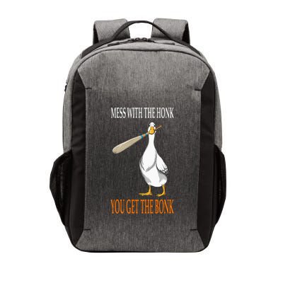 Mess With The Honk Goose Game Gamer Wooden Club Computer Vector Backpack