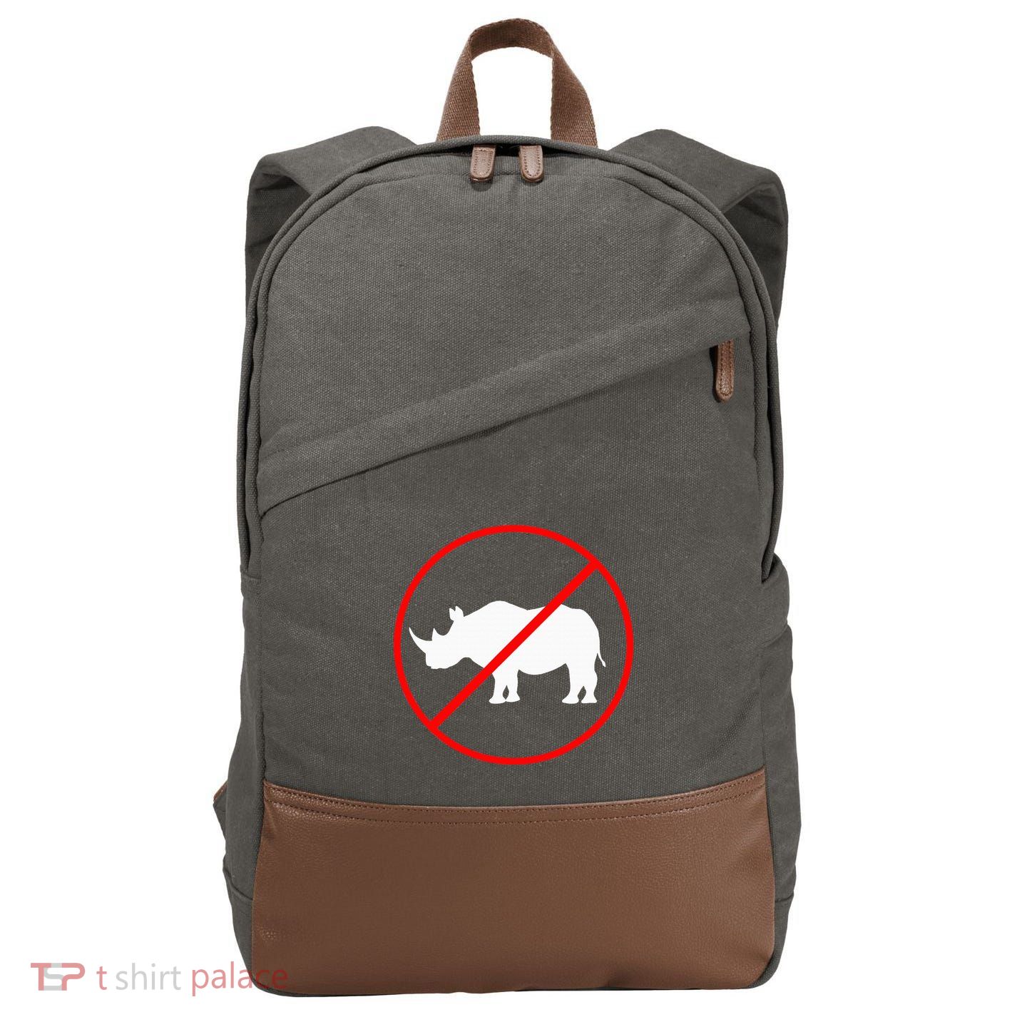 Mess With The Honk Goose Game Gamer Wooden Club Computer Cotton Canvas Backpack